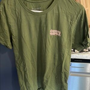 Oregrown Green T-Shirt with Smokey the bear graphic